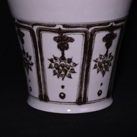 旧藏 元青花釉里红龙凤纹梅瓶 高47×25厘米