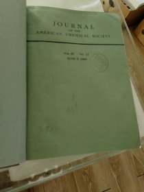 JOURNAL OF THE AMERICAN CHEMICAL SOCIETY VOL.87 NO.11-15 1965 美国化学学会杂志 英文原版