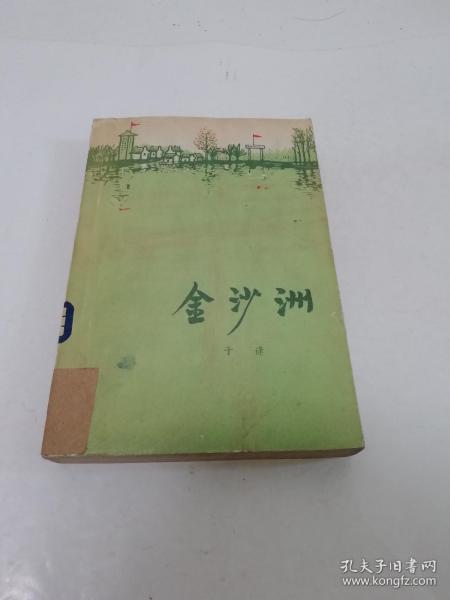 金沙洲（ 彩画封面，于逢 著，描写五十年代南方农业合作化运动，作家出版社1959年1版1印）2022.8.2日上