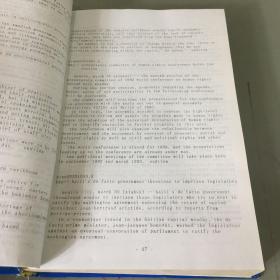 新华社英文电讯稿1992年合刊（1-12月全年全，共38本合售）（5月21-31日合刊内书脊开裂，书口有少量污渍）