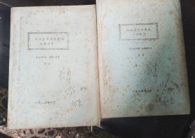 社会主义思想史参考资料（上下册），1984年油印，厚本