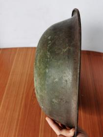 清民手工打造大铜盆直径33.5厘米