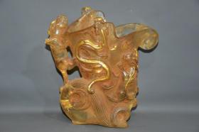 水晶鎏金酒杯酒爵水晶器皿酒樽