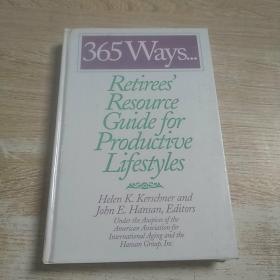 英文书 retirees' resource guide for productive lifestyles 退休人员生产生活方式资源指南