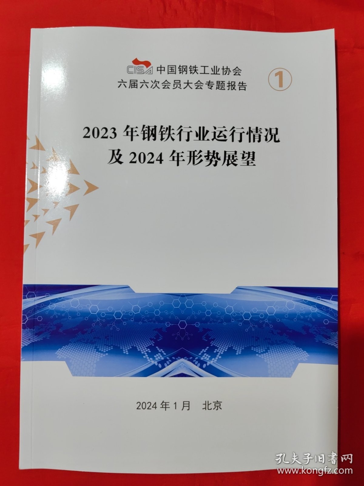 中国钢铁工业协会六届六次会员大会专题报告1：2023年钢铁行业运行情况及2024年形势展望