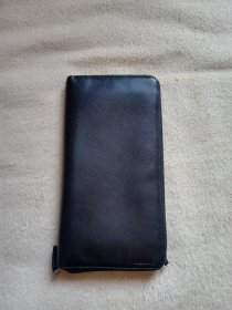 正品普拉达PRADA黑色牛皮手拿包钱包