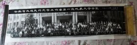 老照片——云南省民族民间文学工作者第一次代表大会合影一九八一年八月五日