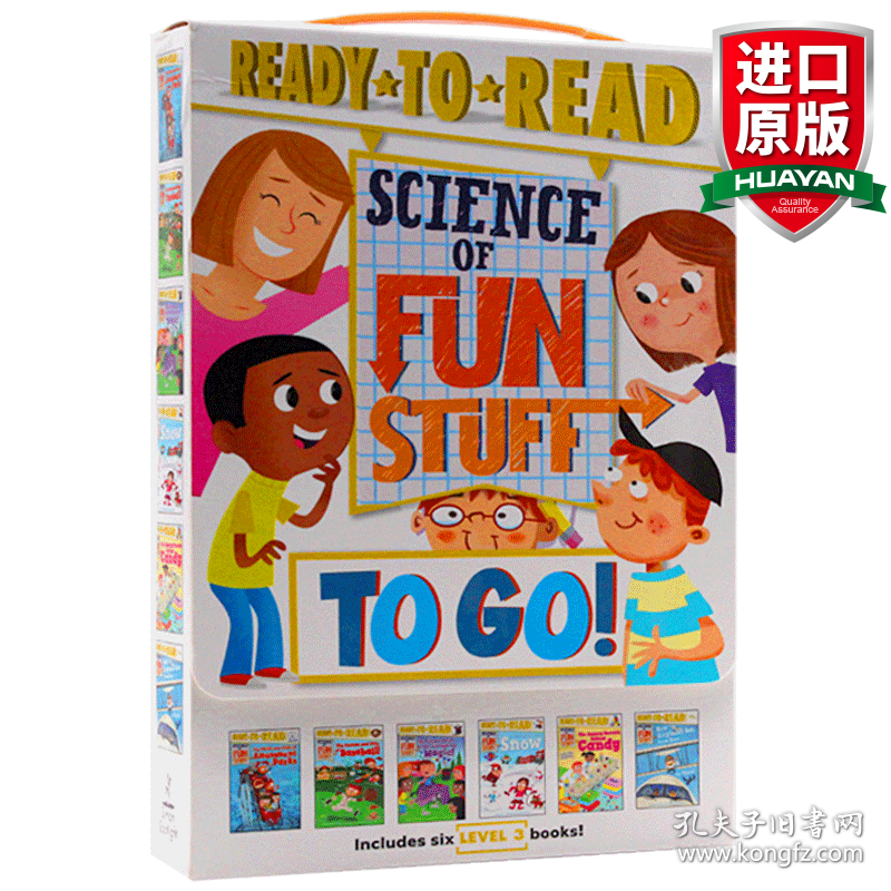 英文原版 Science of Fun Stuff to Go! 准备阅读系列level3有趣的科学6册 英文版 进口英语原版书籍