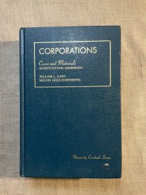 Cases and Materials on Corporations (University Casebook), 7th Edition 公司法【英文版，精装大16开】裸书2.4公斤重，请务必留意书品描述！