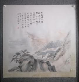 H543李俊邑 （李俊义）河北师范大学美术与设计学院外聘教授，河北省美术研究所研究员，河北省书协主席团成员、篆刻委员会副主任，龙山印社名誉社长。该作品保真，发货不含画框