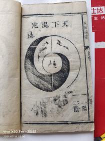 【清代抗英名将郭宏升藏書】嘉慶己巳年【寧遠堂】木刻精印《重刻易經來註》一套