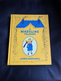 A MADELINE TREASURY（精装英文原版童书、烫金书边、软皮凹凸封面）