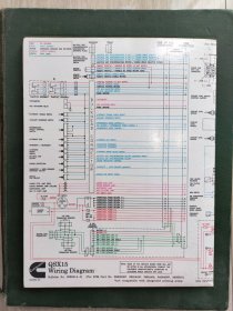 美国康明斯QSX15 Wiring Diagram 接线图 电路图 布局图 折页