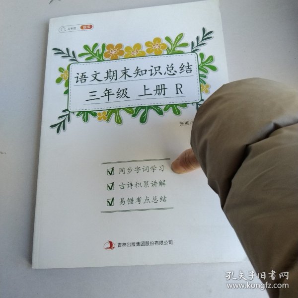 新版语文期末知识总结三年级上册期末总复习冲刺100分同步字词学习古诗积累讲解易错考点总结