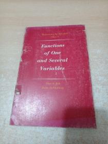 Functions of one and several Real Variables