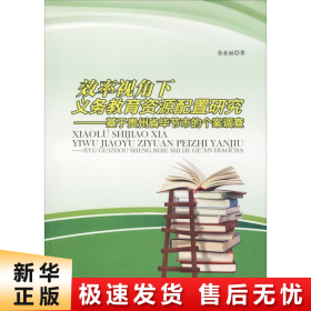 效率视角下义务教育资源配置研究：基于贵州省毕节市的个案调查