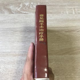 常见病手术治疗手册 塑皮精装