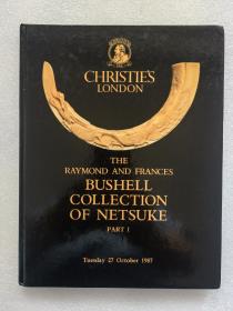 伦敦佳士得1987年 THE RAYMOND AND FRANCES BUSHELL COLLECTION OF NETSUKE