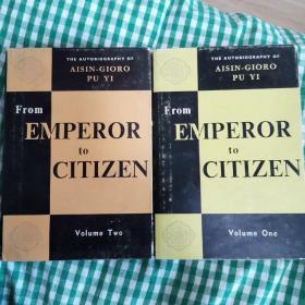 From Emperor to Citizen：The Autobiography of Aisin-Gioro Pu Yi 上下两册