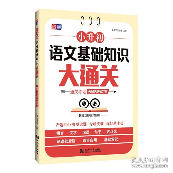 小升初 语文基础知识大通关 小学语文总复习 3～6年级语文专项训练 通关练习 预备新初中