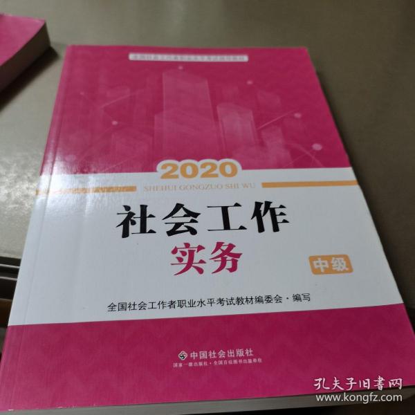 2020全新改版全国社会工作者考试指导教材社区工作师考试辅导书《社会工作实务》（中级）