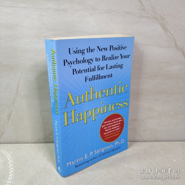 Authentic Happiness：Using the New Positive Psychology to Realize Your Potential for Lasting Fulfillment