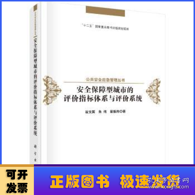 安全保障型城市的评价指标体系与评价系统