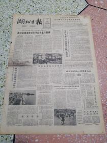 生日报湖北日报1982年6月24日（4开四版）武汉市排涝抗灾斗争取得重大胜利；全区工业生产经济效益明显提高；银行工作的一项重要任务；樊口电排站启动排水