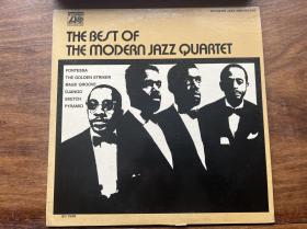 【铁牍精舍】【黑胶唱片】【音8】1970年美国原版《The best of the morden jazz quartel》爵士乐黑胶唱片，内含6首John Lewis、Milt Jackson、Percy Heath、Connie Kay 合作曲目6首