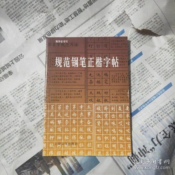 规范钢笔正楷字帖