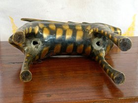 老铜鹿摆件一个,保存完好品相如图