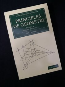 【BOOK LOVERS专享247元】Principles of Geometry: Volume 4 几何原理 第四卷 剑桥大学版 英文英语原版 非轻型纸 高阶学术版本