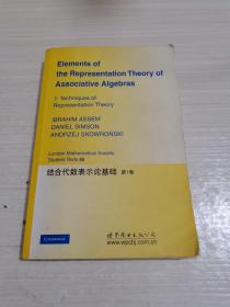 结合代数表示论基础(第1卷)