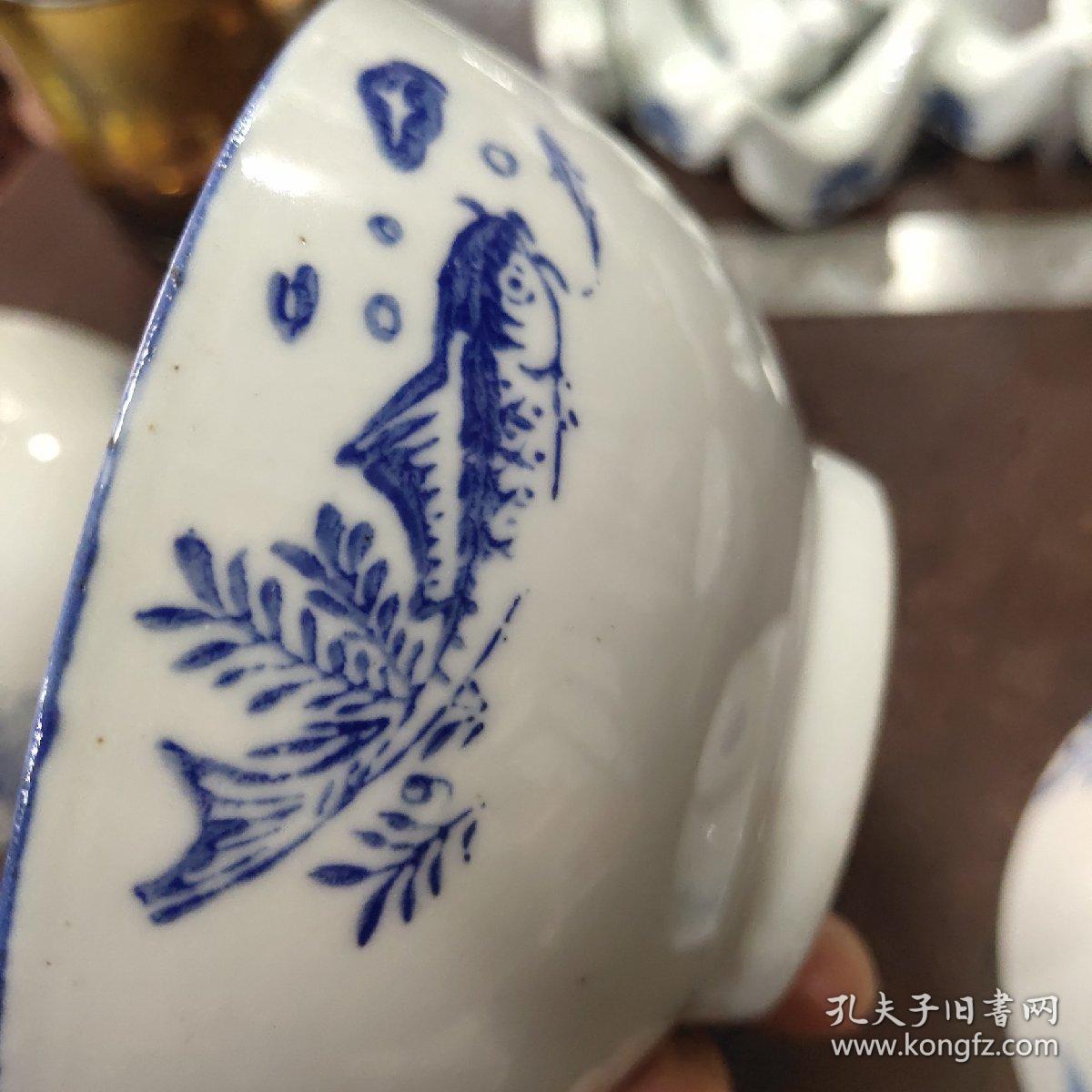 益阳资江瓷厂碗二个（8212）