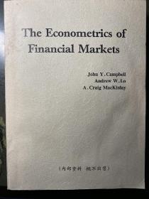 the econometrics of financial markets