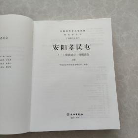 安阳孝民屯(3殷商遗存铸铜遗物上下)(精)/中国田野考古报告集（只有上册  无封面）