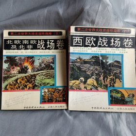 第二次世界大战史连环画库.三.北欧、南欧及北非战场卷，四.西欧战场卷（两本合售）