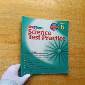 SPECTRUM Science Test Practice Grade 6 大16开【内页干净】