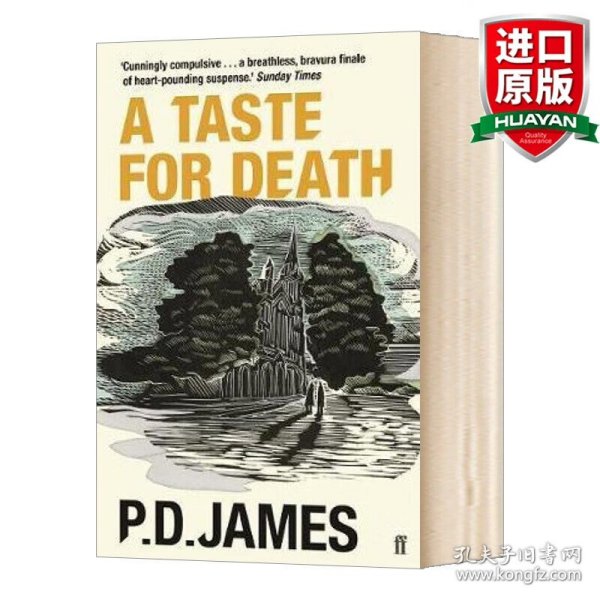 英文原版 A Taste for Death  P·D·詹姆斯：教堂里的谋杀 英文版 进口英语原版书籍