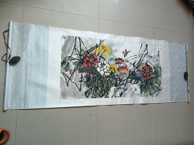 中国齐白石艺术研究院院长著名女画家蒋颖作品<春花>