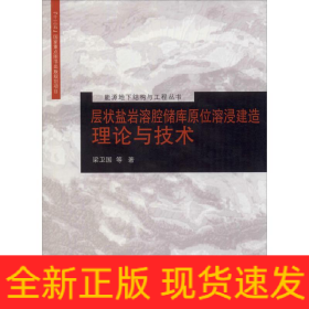 層狀鹽巖溶腔儲庫原位溶浸建造理論與技術(shù)