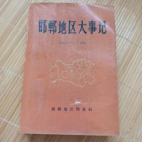 邯郸地区大事记(1949－1986)