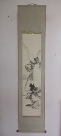 1335.水墨山水，纸本绫裱