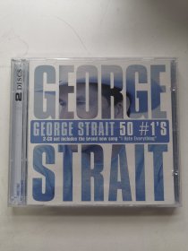 版本自辩 拆封 美国 乡村 音乐 2碟 CD George Strait 50＃1's