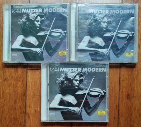 CD. 安妮·索菲·穆特（Anne-Sophie Mutter）小提琴协奏曲（CD1、CD2、CD3 一套三盒）