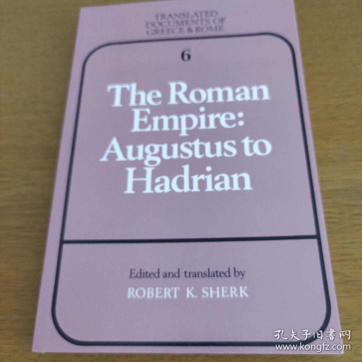 The Roman Empire：Augustus to Hadrian
