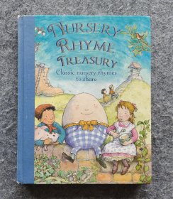 【英文原版】《Nursery Rhyme Treasury》（童谣库） 16开精装彩印