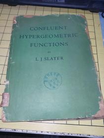 【英文版】CONFLUENT
HYPERGEOMETRIC
FUNCTIONS 合流超比函数