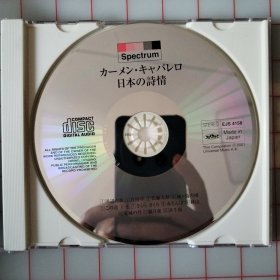 日版CD/爵士轻音乐/卡门卡瓦拉罗/Carmen Cavallaro/带侧标/盘面完好/2001/银圈