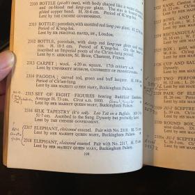伦敦中国艺术国际展览会图录 International Exhibition of Chinese Art ,1935 - 1936年 大展图录 3080件器物 都有图片 精装 john ayers 约翰 艾尔斯 藏书 扉页签名全书多处john ayers 笔记，标注藏品出处 收藏佳品